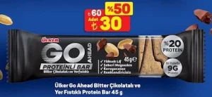 A101 Ülker Go Ahead Kırmızı Meyveli ve Bitter Çikolatalı Kuruyemiş Bar 35 gr